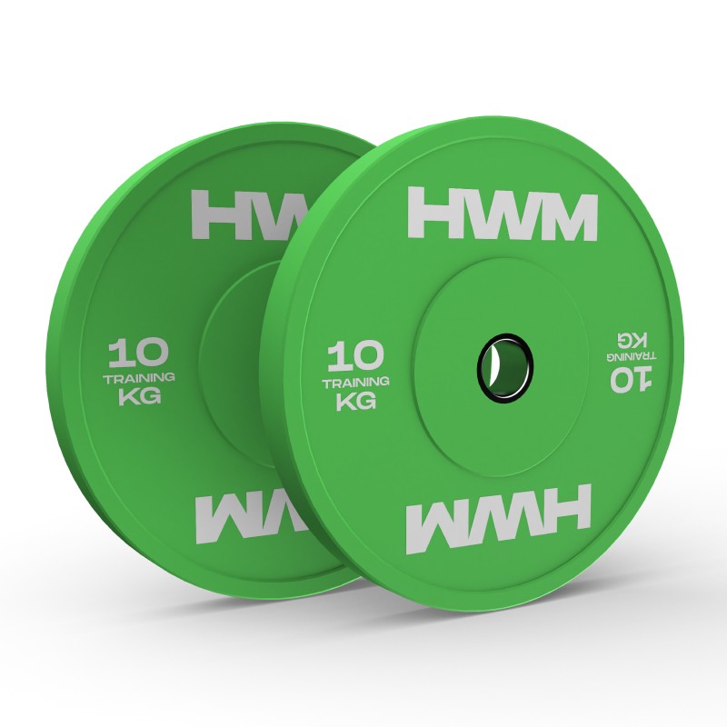 Discos Olimpicos Bumper Full Color 10kg (PAR)
