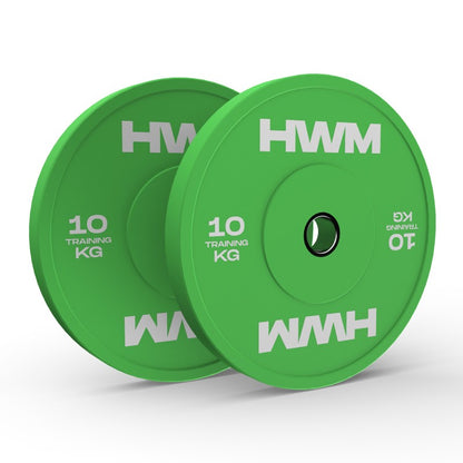 Discos Olimpicos Bumper Full Color 10kg (PAR)