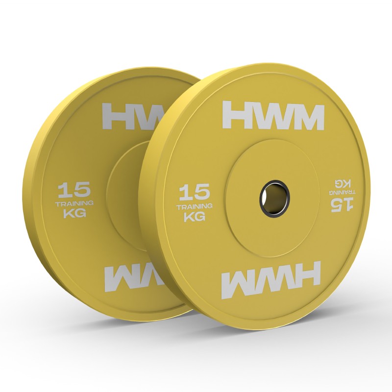 Discos Olimpicos Bumper Full Color 15kg (PAR)