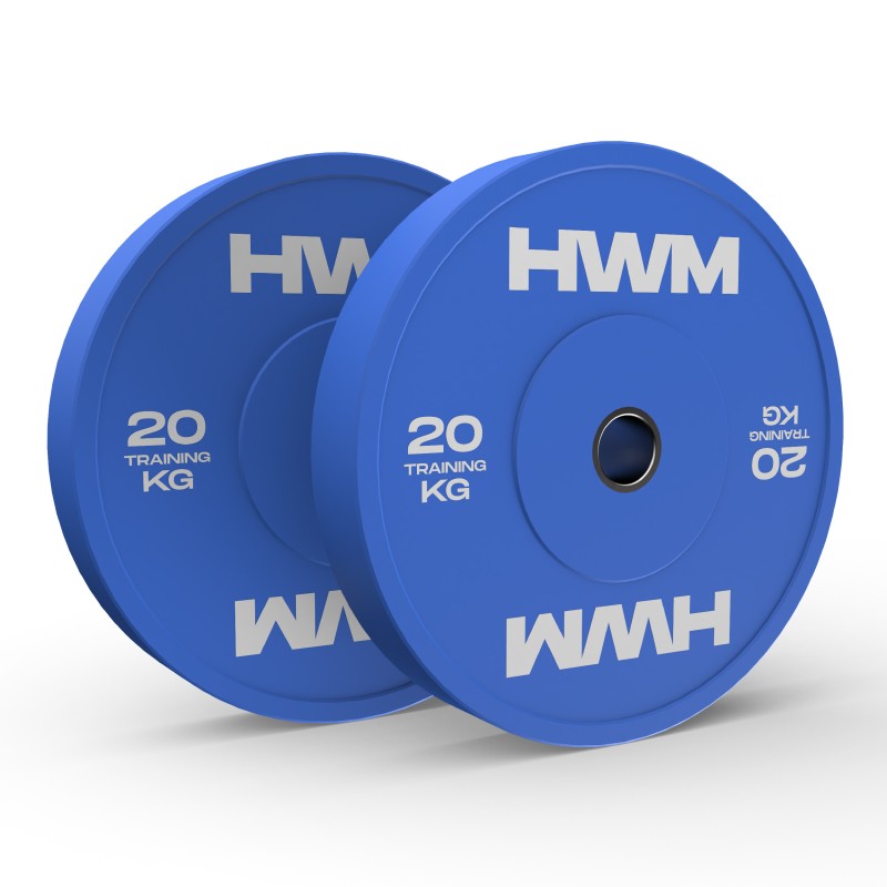 Discos Olimpicos Bumper Full Color 20kg (PAR)