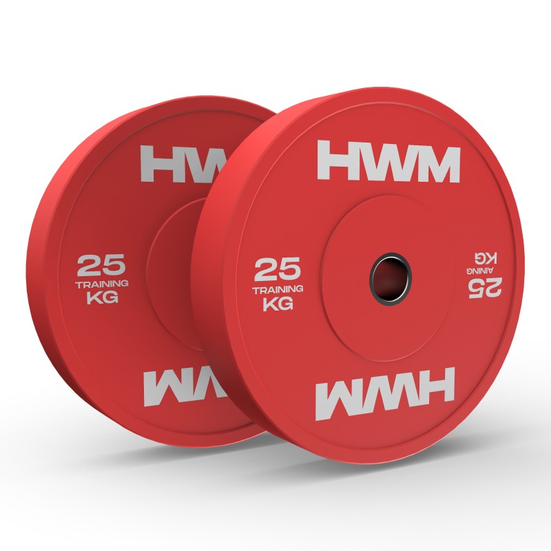 Discos Olimpicos Bumper Full Color 25kg (PAR)