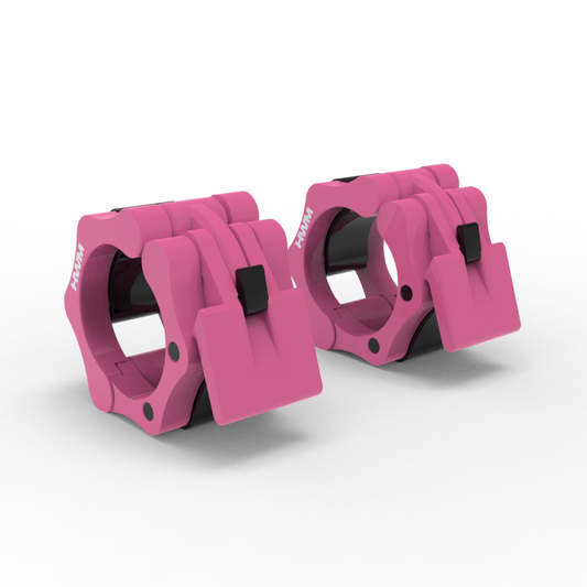 Par Collarines Olímpicos de PVC 50mm Rosado