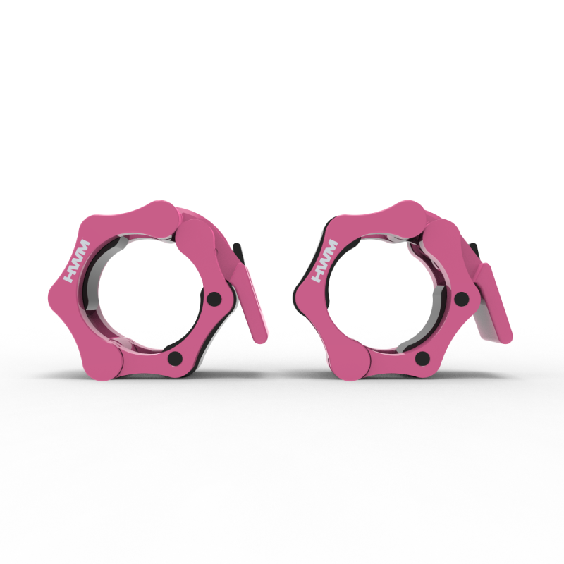 Par Collarines Olímpicos de PVC 50mm Rosado