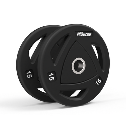 Discos Olímpicos Grip Rubber 15kg (Par)