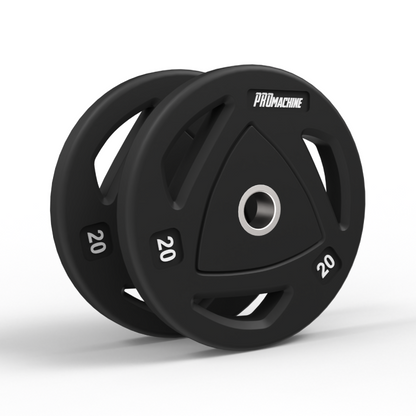 Discos Olímpicos Grip Rubber 20kg (Par)
