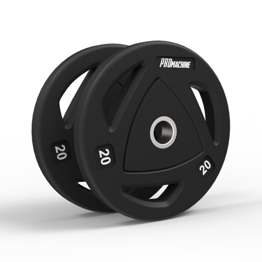 Discos Olímpicos Grip Rubber 20kg (Par)