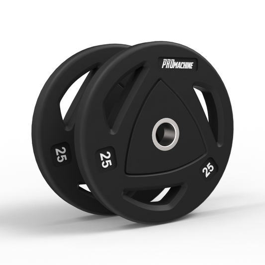 Discos Olímpicos Grip Rubber 25kg (Par)