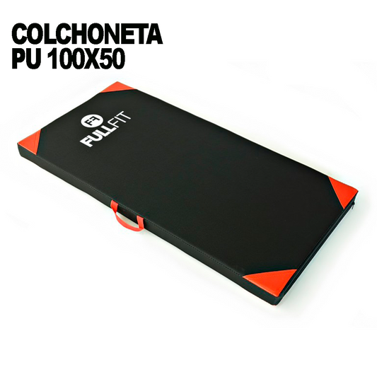 Colchoneta Pu Negro/Rojo 100x50x5cm