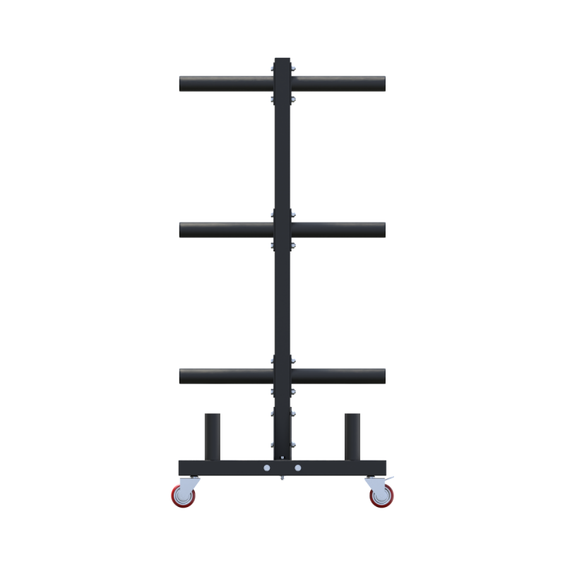 Rack Para Discos y Barras Con Ruedas | HWM