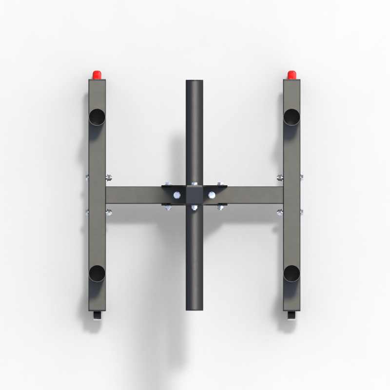 Rack Para Discos y Barras Con Ruedas | HWM