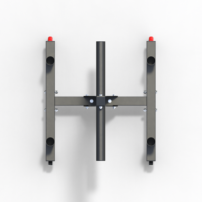 Rack Para Discos y Barras Con Ruedas