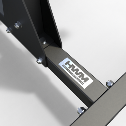 Rack Para Discos y Barras Con Ruedas