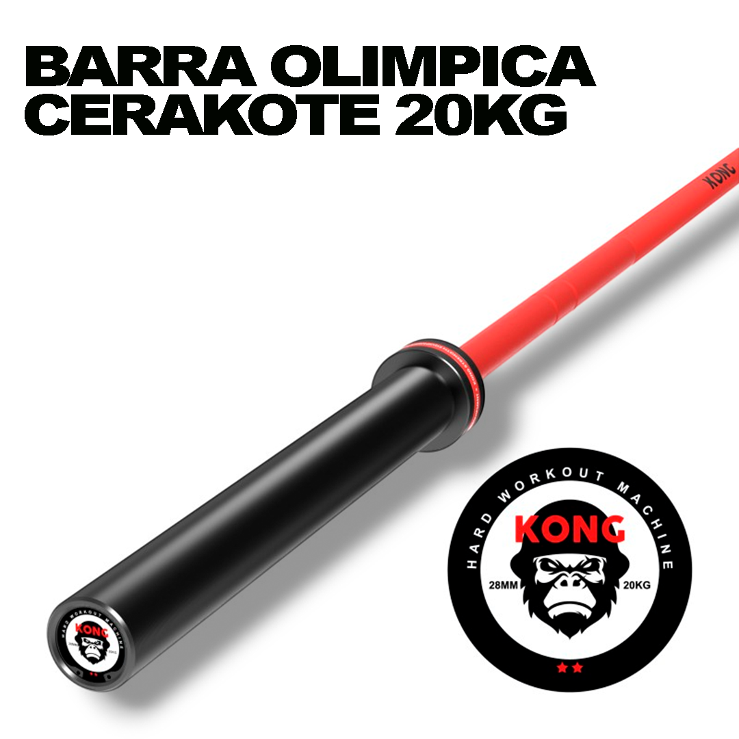 Barra Olímpica 20kg Cerakote Red | KONG