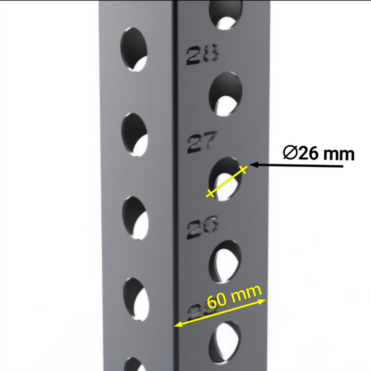 Par J-Cups Para Racks 60x60