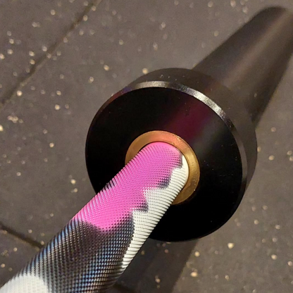 Barra Olímpica Cerakote Pink Camo 500lb 15kg | HWM