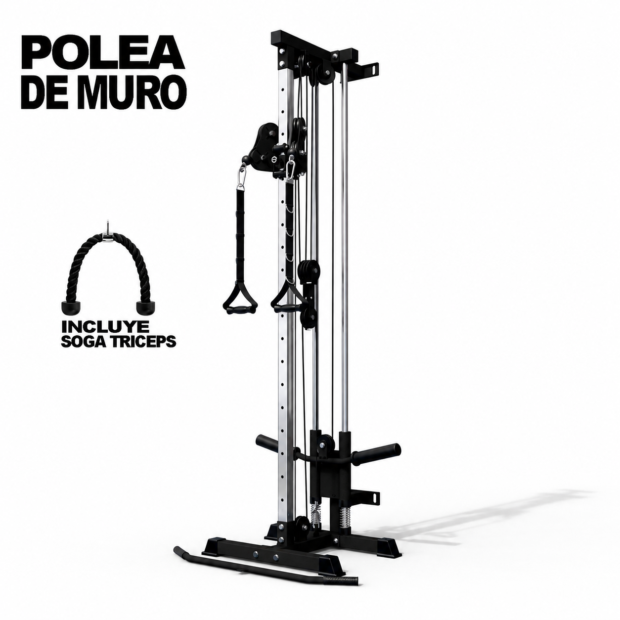 Polea de Muro Doble