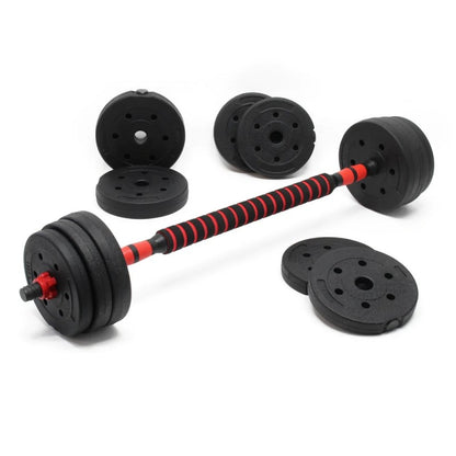 Set 20kg Mancuernas Eco Rojo