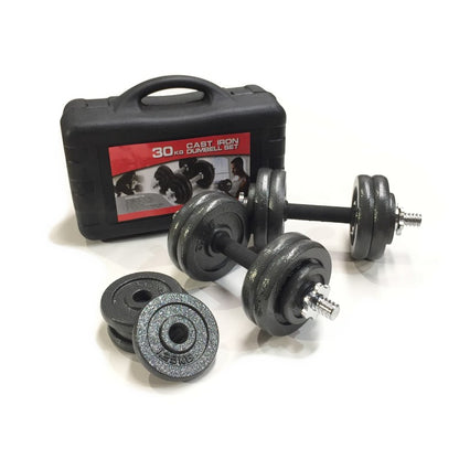 Set Mancuernas 30kg+ Maleta