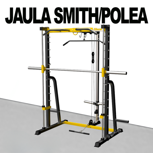 Jaula Smith - Polea alta/Remo bajo