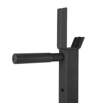 Squat Rack Ajustable Con Soporte De Fondos
